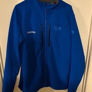Mountain Hardwear Men's Performance Jacket in Vibrant Blue